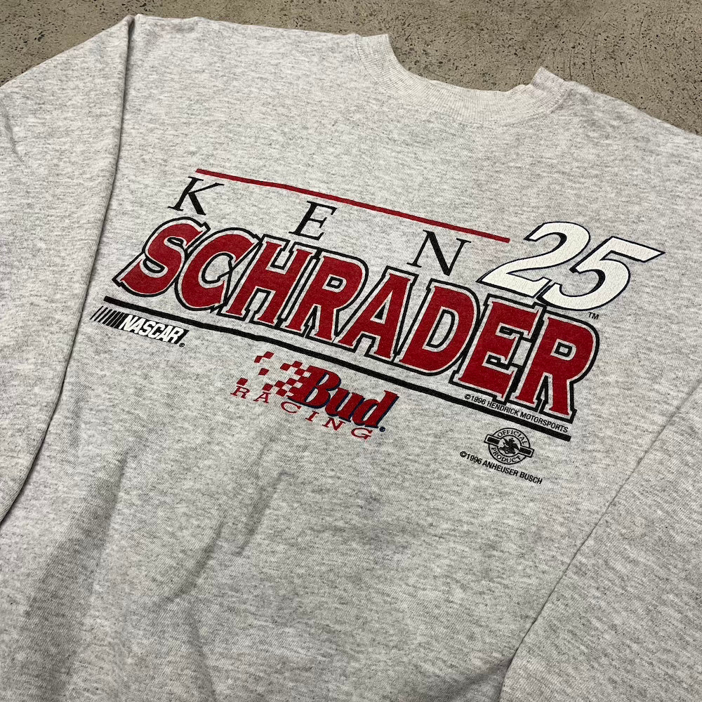 Ken Schrader Bud Racing NASCAR 1996 Vintage Sweater