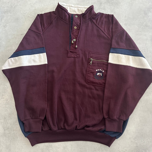 Maroon World Competition Vintage Sweater
