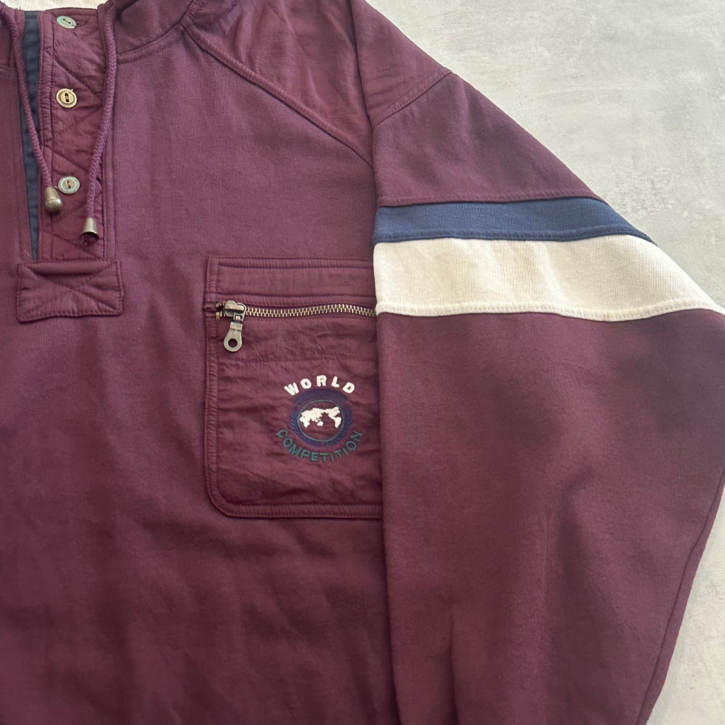 Maroon World Competition Vintage Sweater