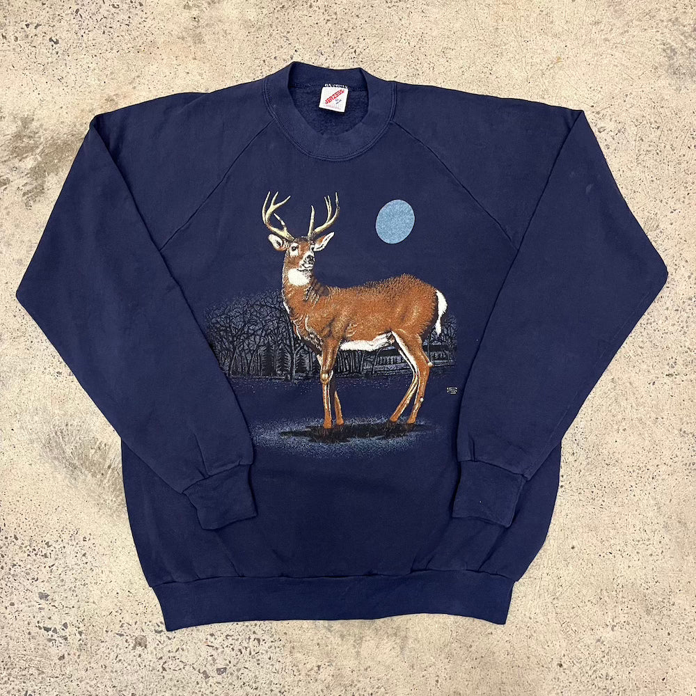 Dear in the Moonlight Vintage Sweater