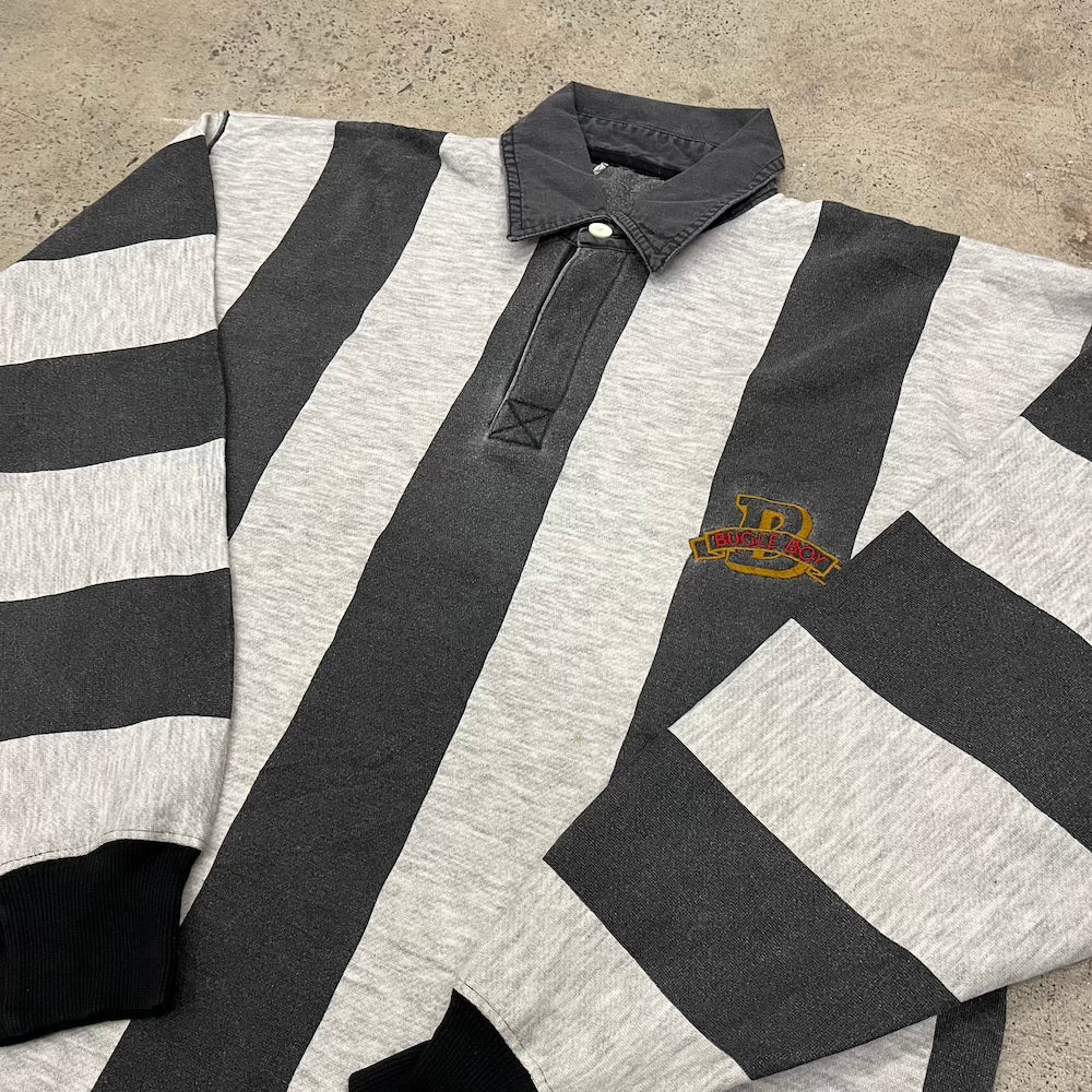 Bugle Boy Striped 3-Button Vintage Jersey