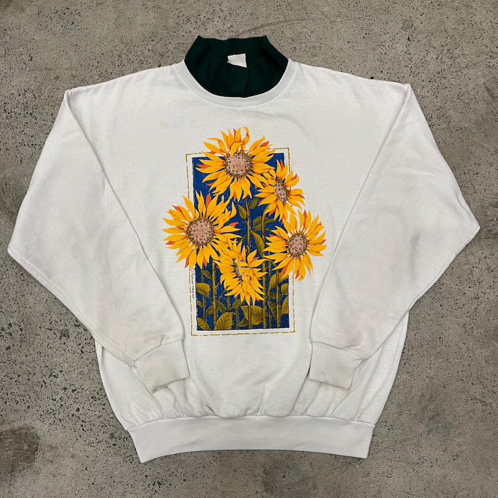 Vintage Sunflower Sweater