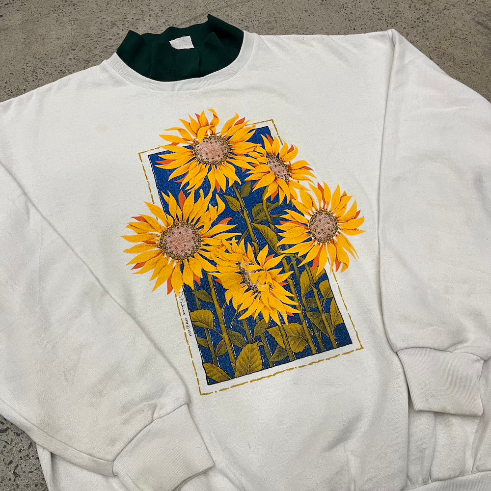 Vintage Sunflower Sweater