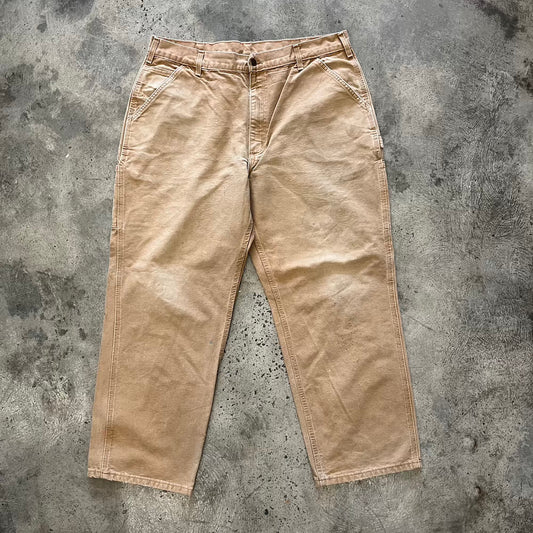 Vintage Carhartt Carpenter Pants Faded Tan