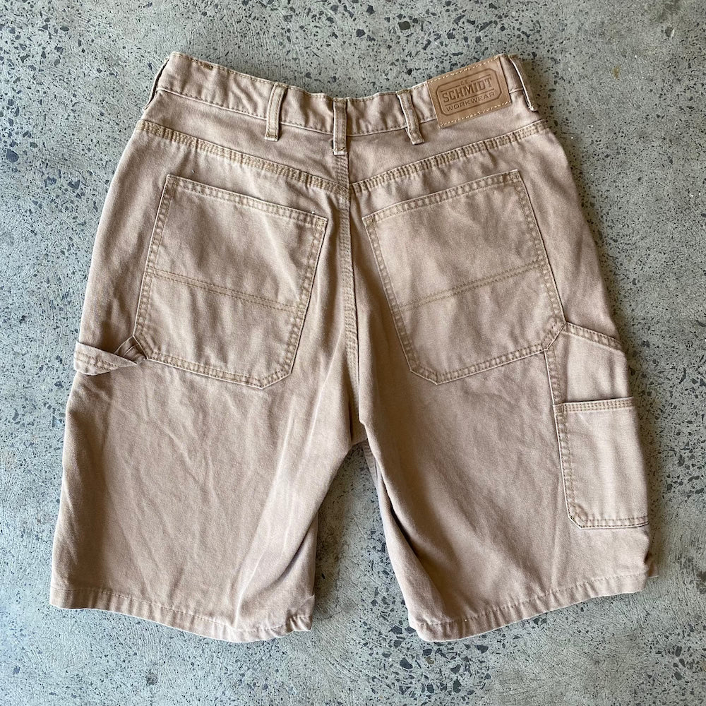 Schmidt Workwear 32" Brown Denim Shorts Jorts