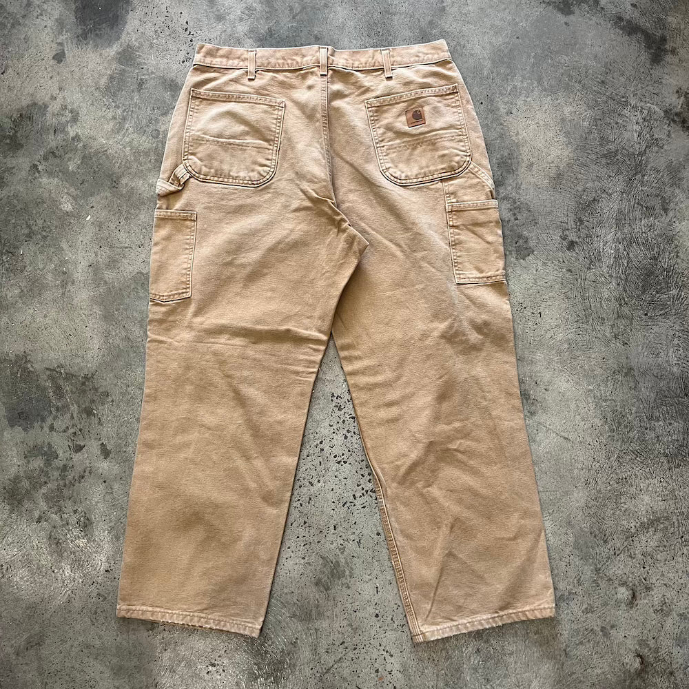 Vintage Carhartt Carpenter Pants Faded Tan