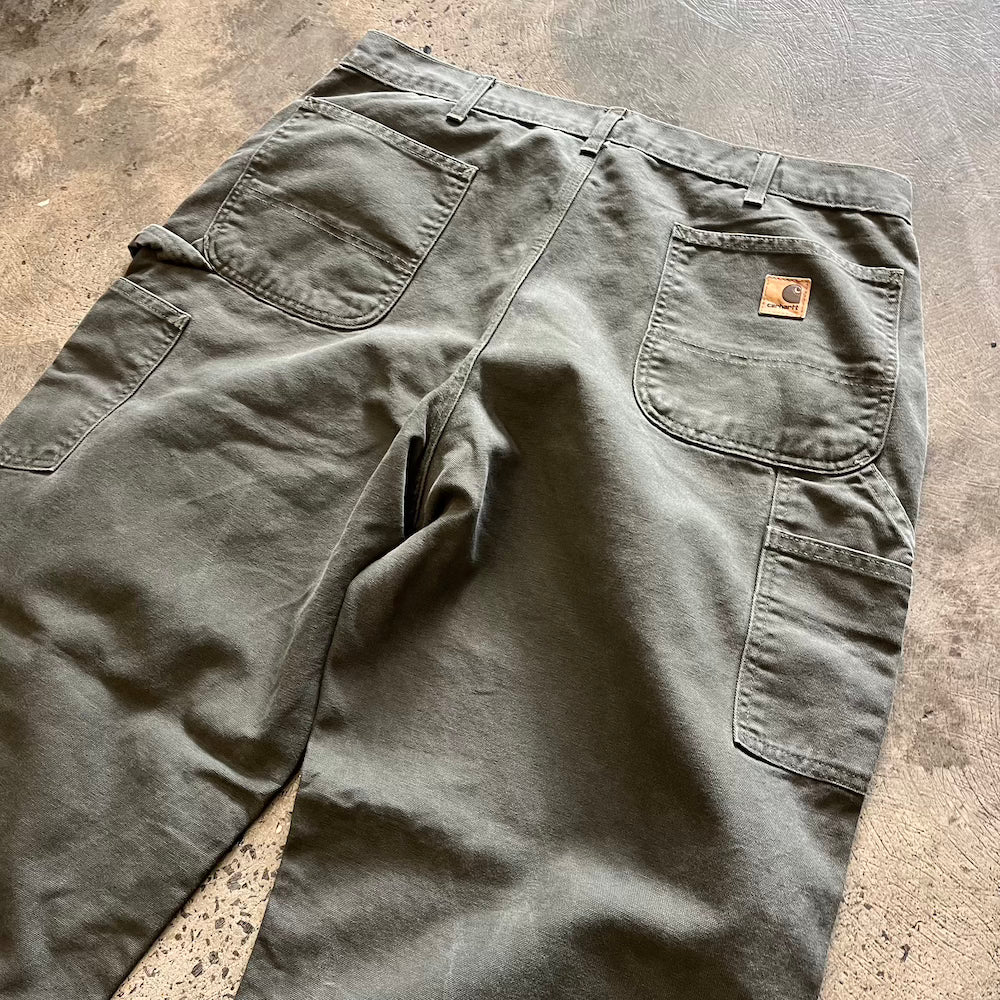 Vintage Carhartt Carpenter Pants Dark Green