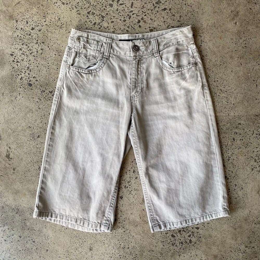 Litmus 30" Grey Denim Shorts Jorts