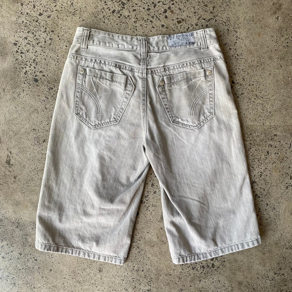 Litmus 30" Grey Denim Shorts Jorts