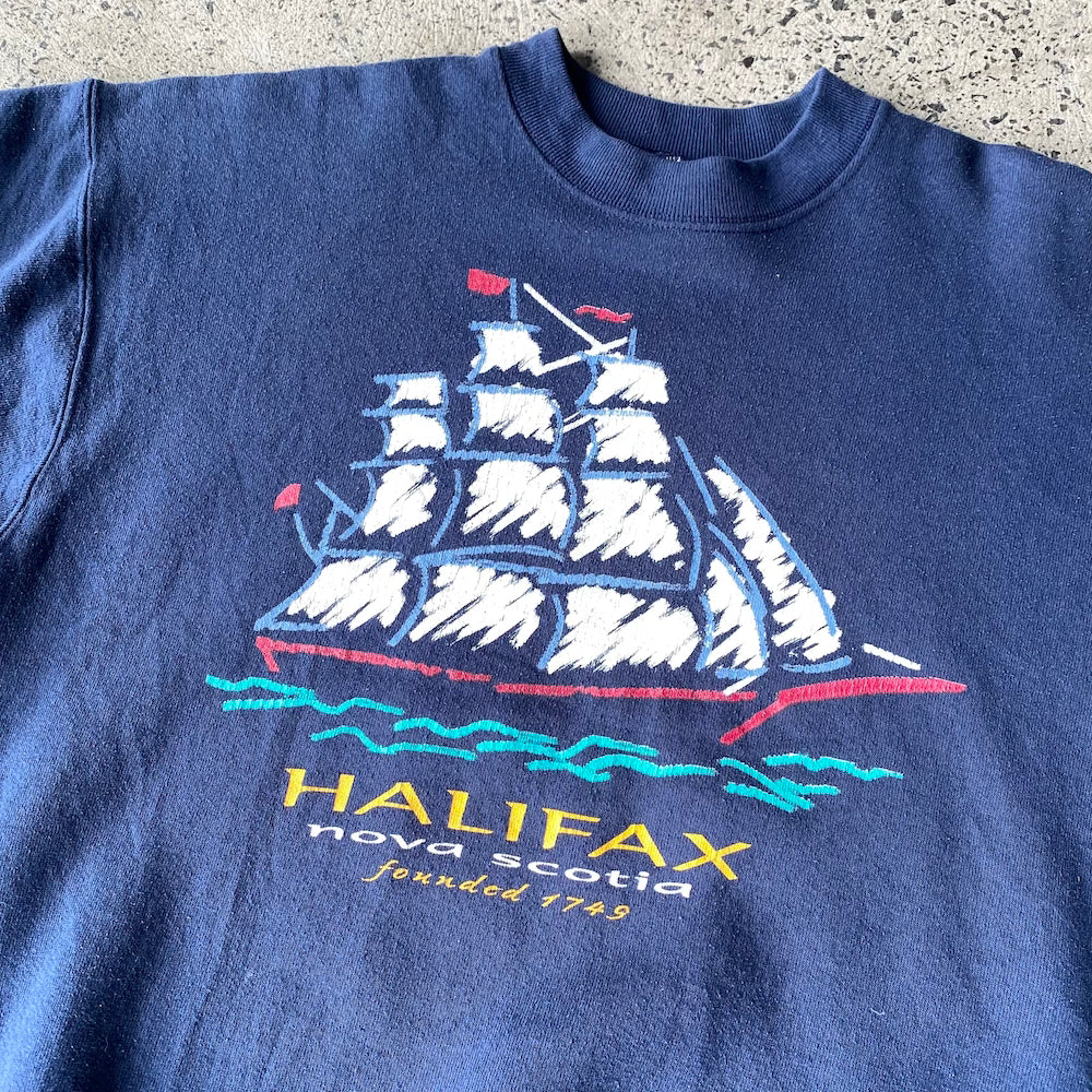 Halifax Nova Scotia Vintage Boat Sweater