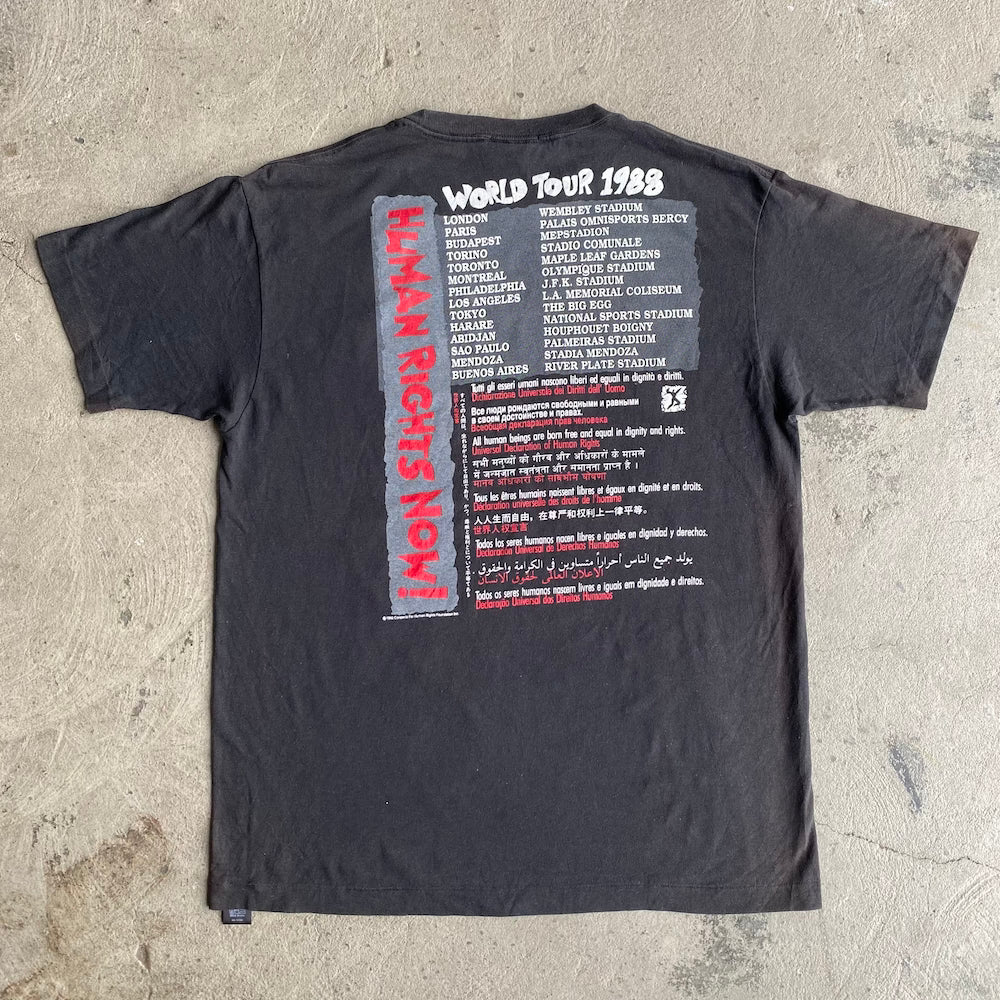 Human Rights Now! World Tour 1988 Concert Vintage T-shirt