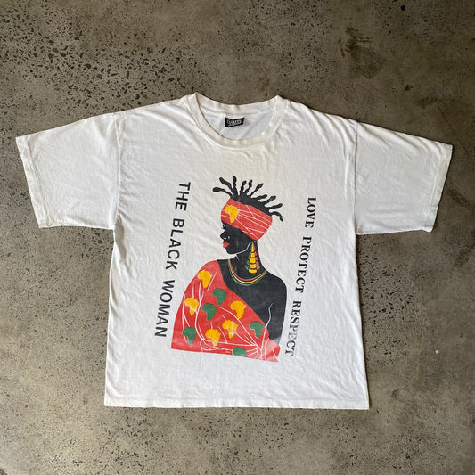 Love Protect Respect The Black Woman Vintage T-shirt