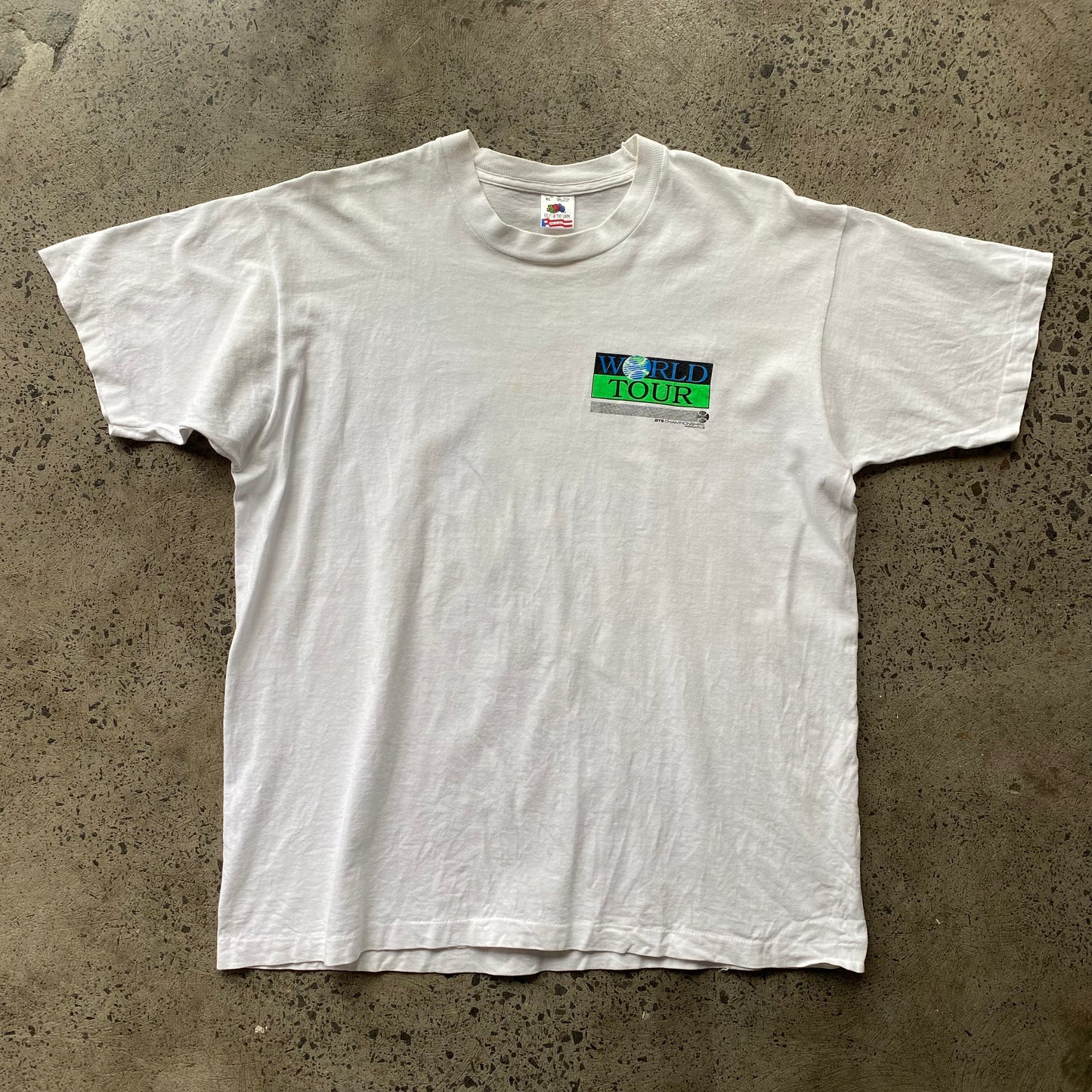 GTE World Tour Indianapolis 1991 Tennis Vintage T-shirt