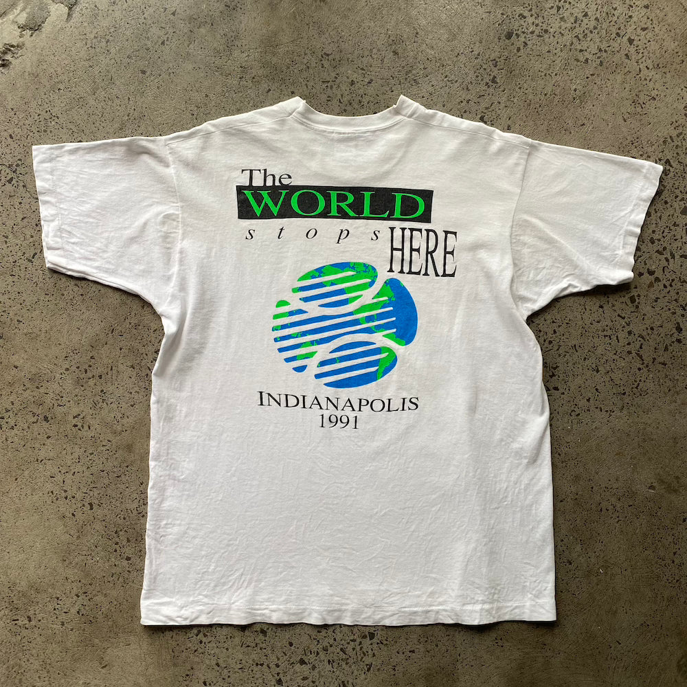 GTE World Tour Indianapolis 1991 Tennis Vintage T-shirt