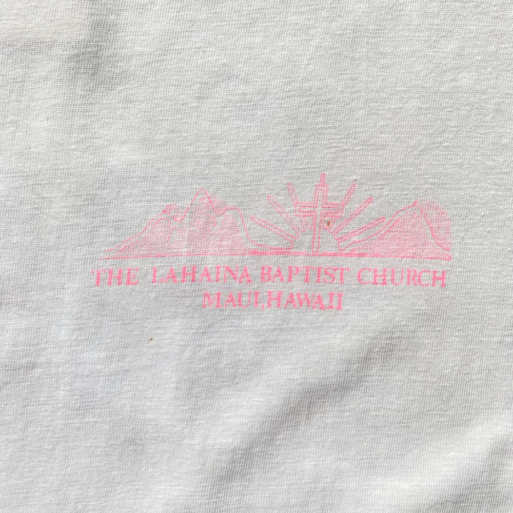 Lahaina Baptist Church Maui, Hawaii 90s Vintage T-shirt