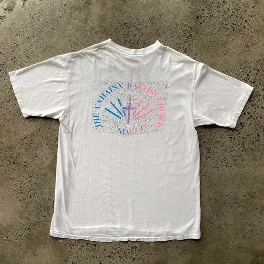Lahaina Baptist Church Maui, Hawaii 90s Vintage T-shirt