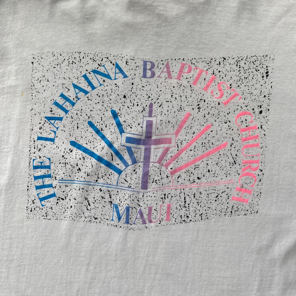 Lahaina Baptist Church Maui, Hawaii 90s Vintage T-shirt