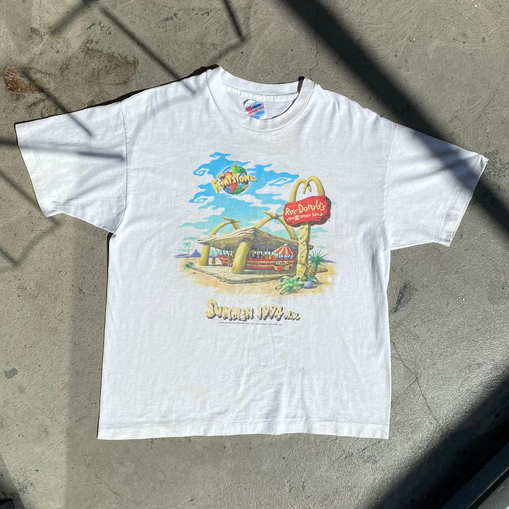 1994 The Flintstones x McDonalds "RocDonalds" Vintage T-shirt