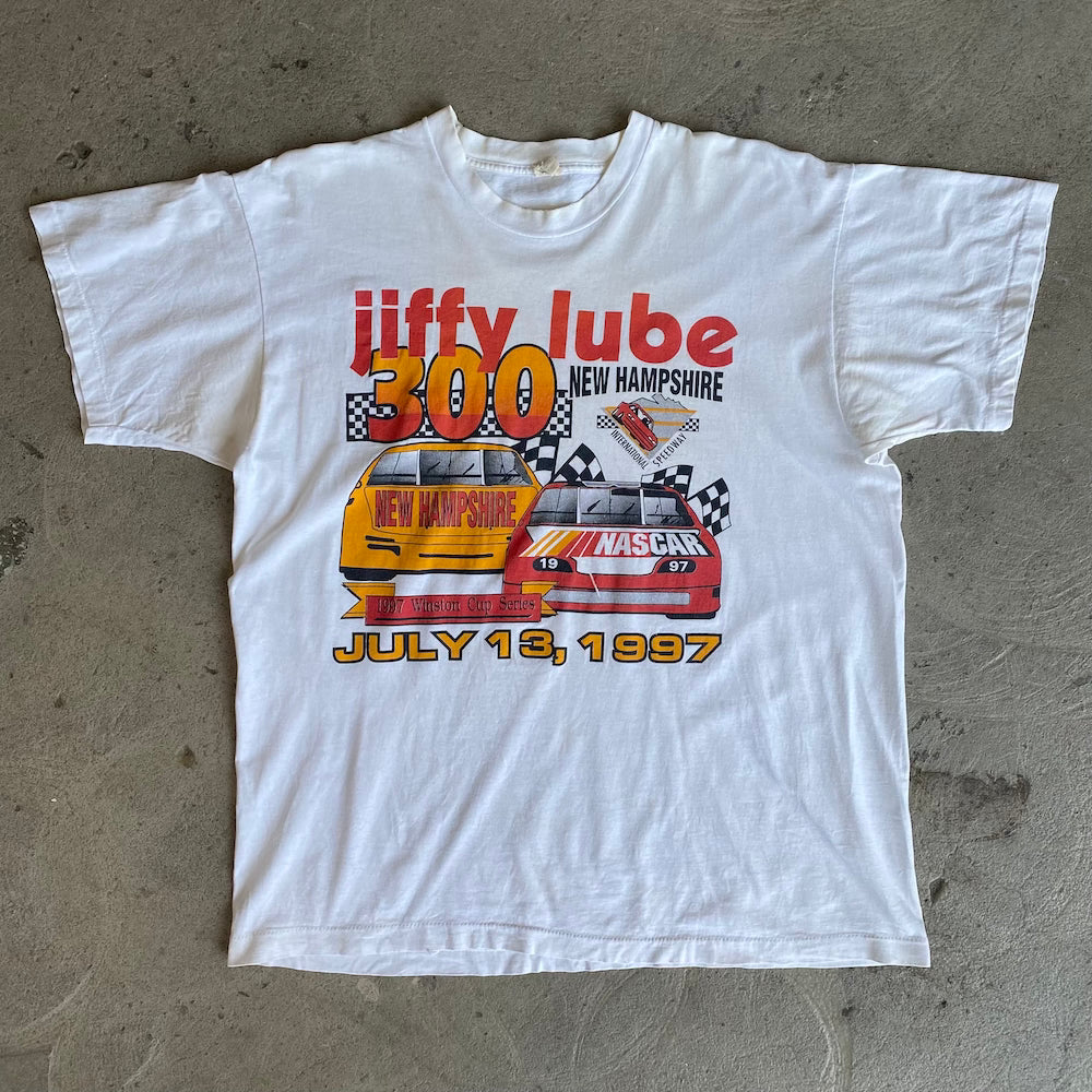 1997 Winston Cup Series Jiffy Lube 300 New Hampshire Vintage Nascar T-Shirt