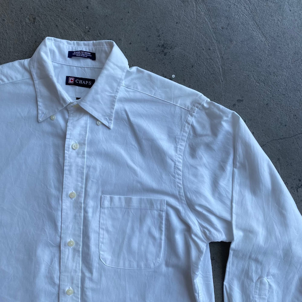 chaps white dress shirt Chaps | Shirts & Tops | Chaps White Long Sleeve Dress Shirtholiday Shirtchristmas Shirt