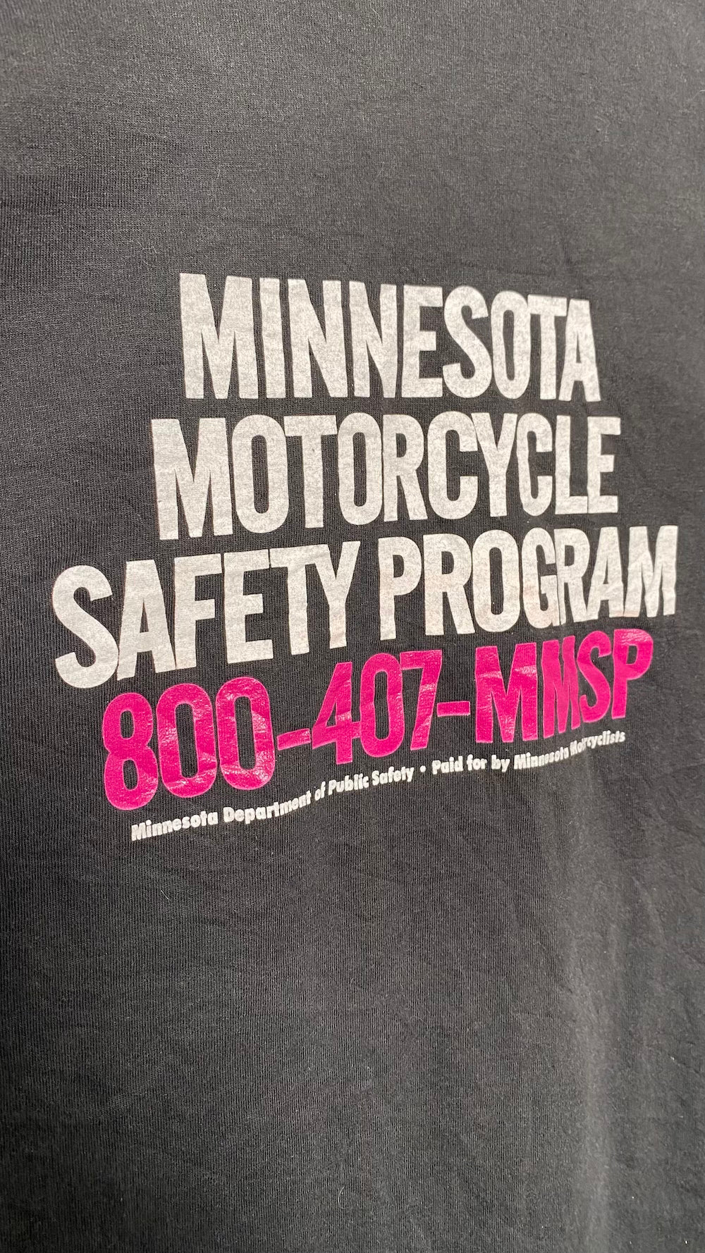 Motorcycle Safety Graphic Vintage T-Shirt