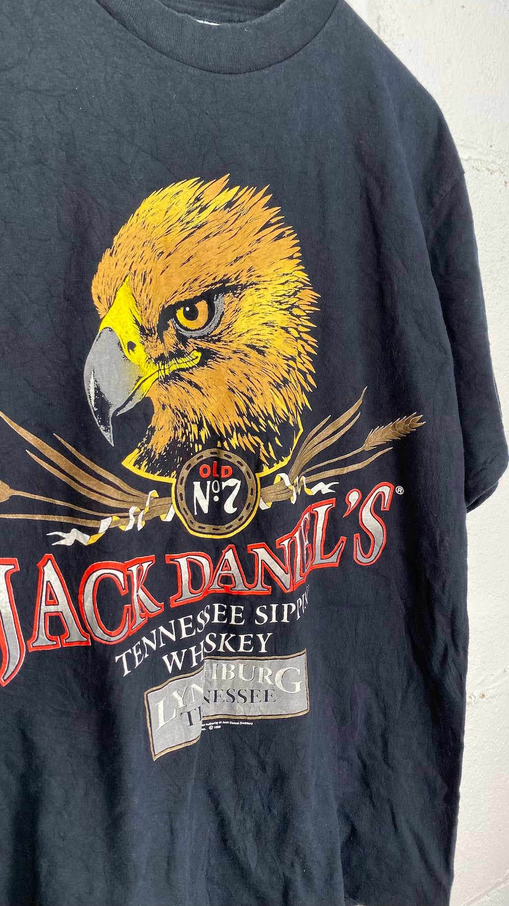 Jack Daniels Whiskey 1990's Vintage T-Shirt