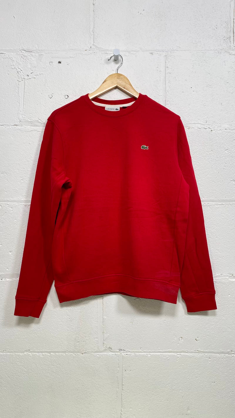 Lacoste Red Vintage Sweater