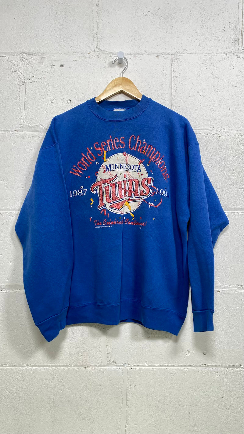 Minnesota Twins 87-91 World Champs Vintage Sweater