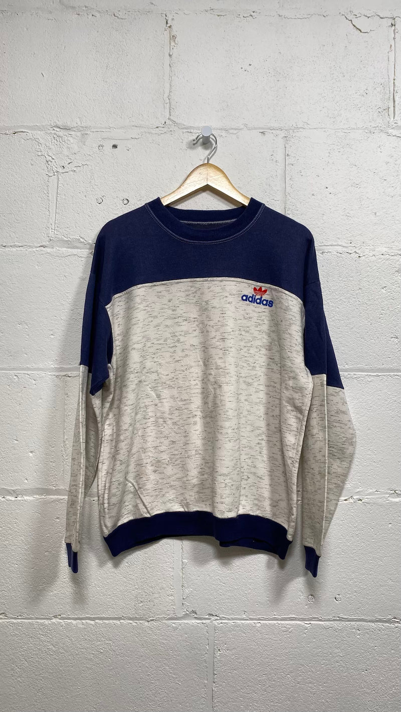 Adidas Colorblock 1990's Vintage Sweater