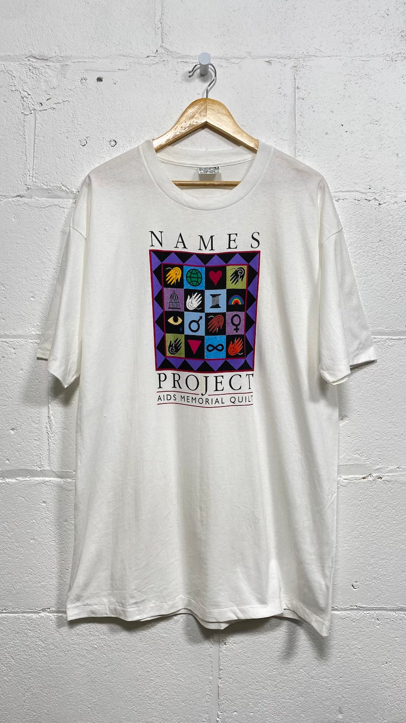 Names Project AIDS Memorial Quilt Vintage T-Shirt