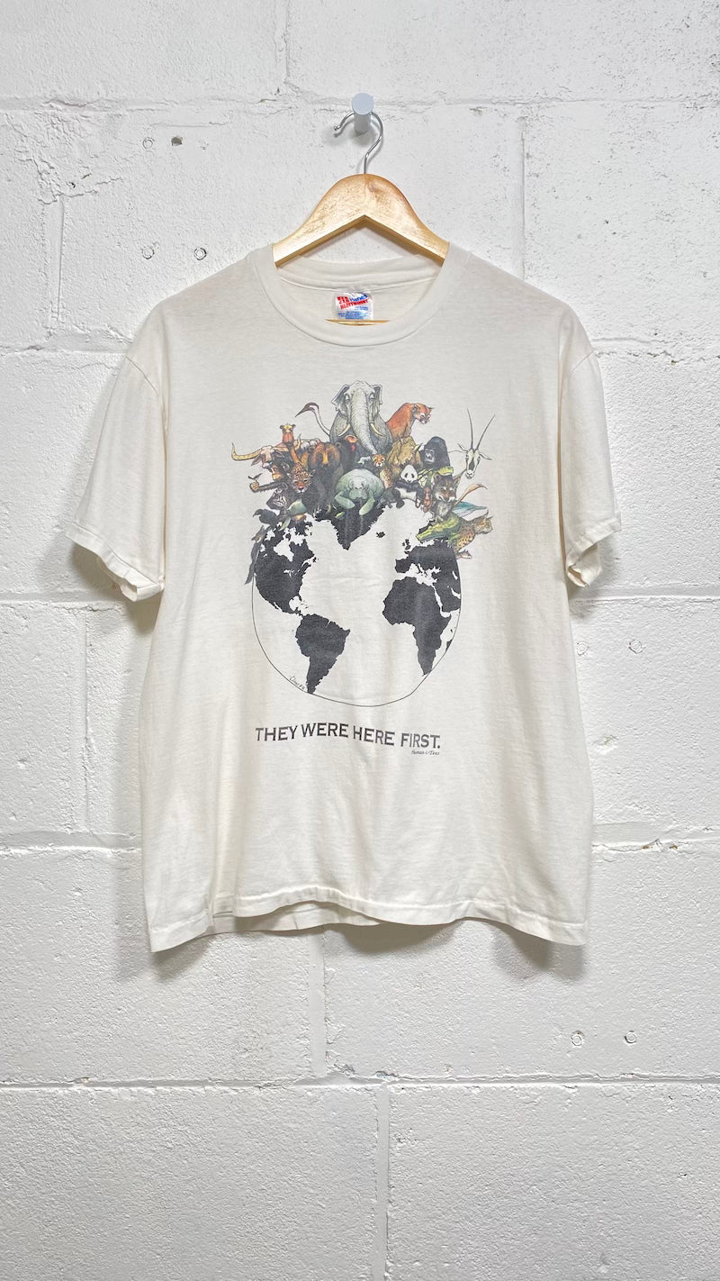 They Were Here First 92 Human-i-Tees Vintage T-Shirt