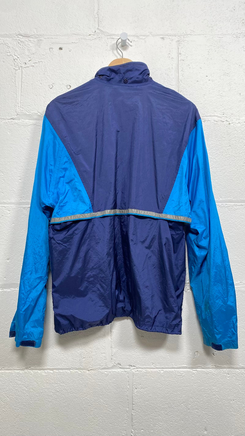 Double Blue Vintage Nike breathable Spray Jacket