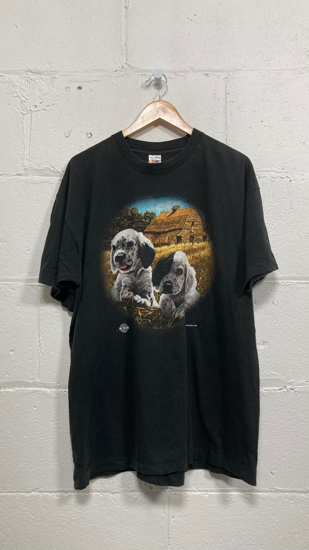 Budweiser 1993 King of Beers Dog Vintage T-shirt