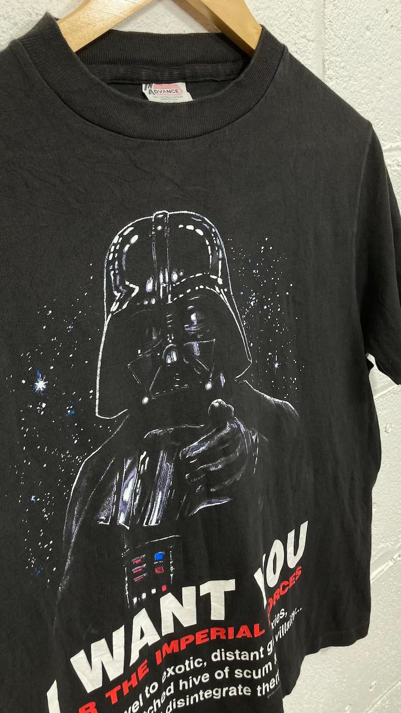 Star Wars Darth Vader 'I Want You For the Imperial Forces' 1996 Lucas Film Vintage T-Shirt