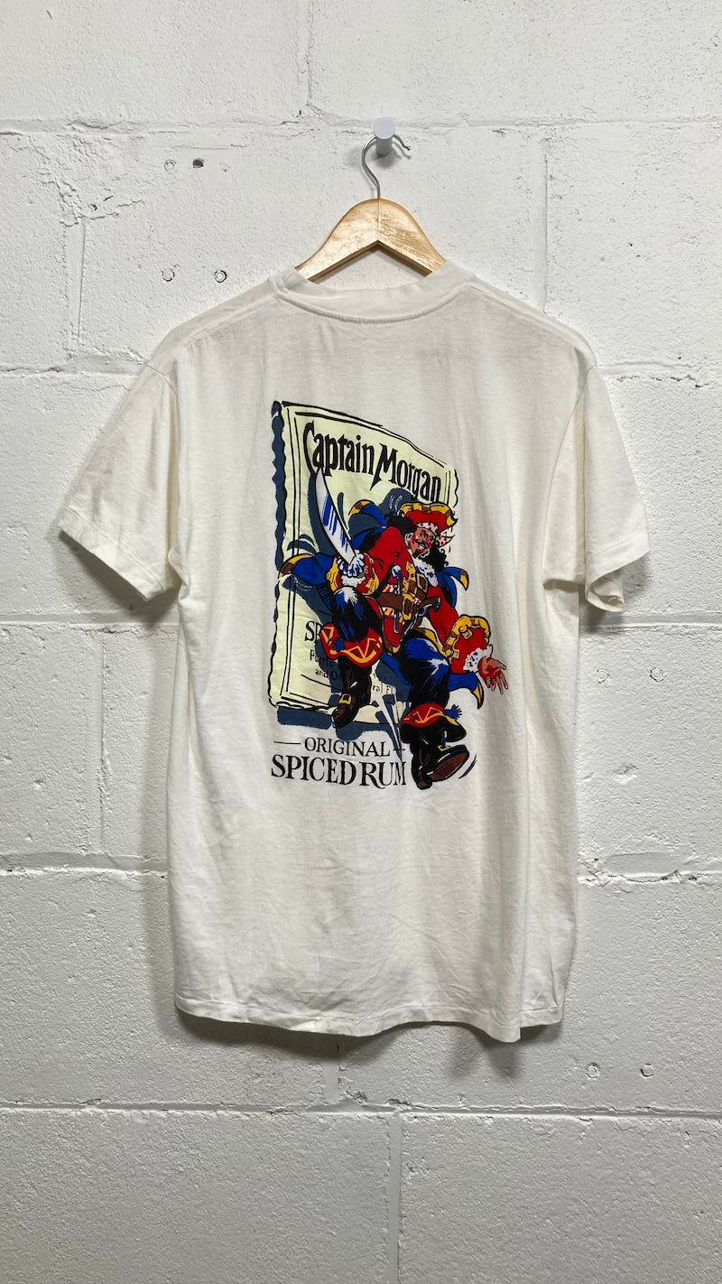 Captain Morgan Rum 1990's Vintage T-Shirt
