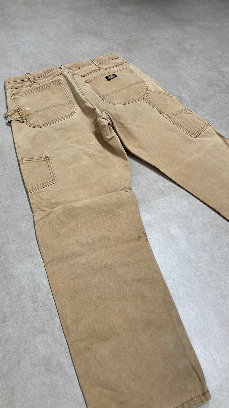 Dickies Carpenter Tan Vintage Workwear Pants Size 36