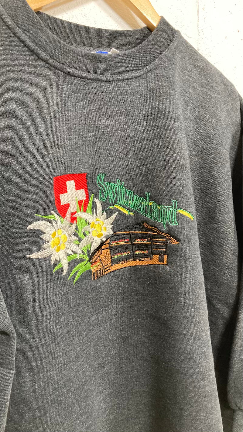 Switzerland Dark Grey Marle Vintage Sweater