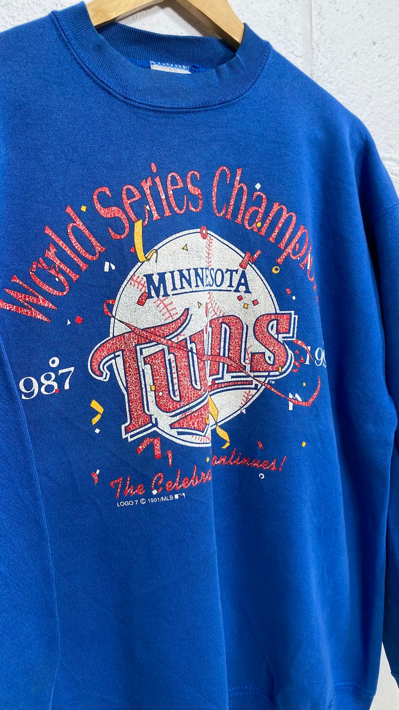 Minnesota Twins 87-91 World Champs Vintage Sweater