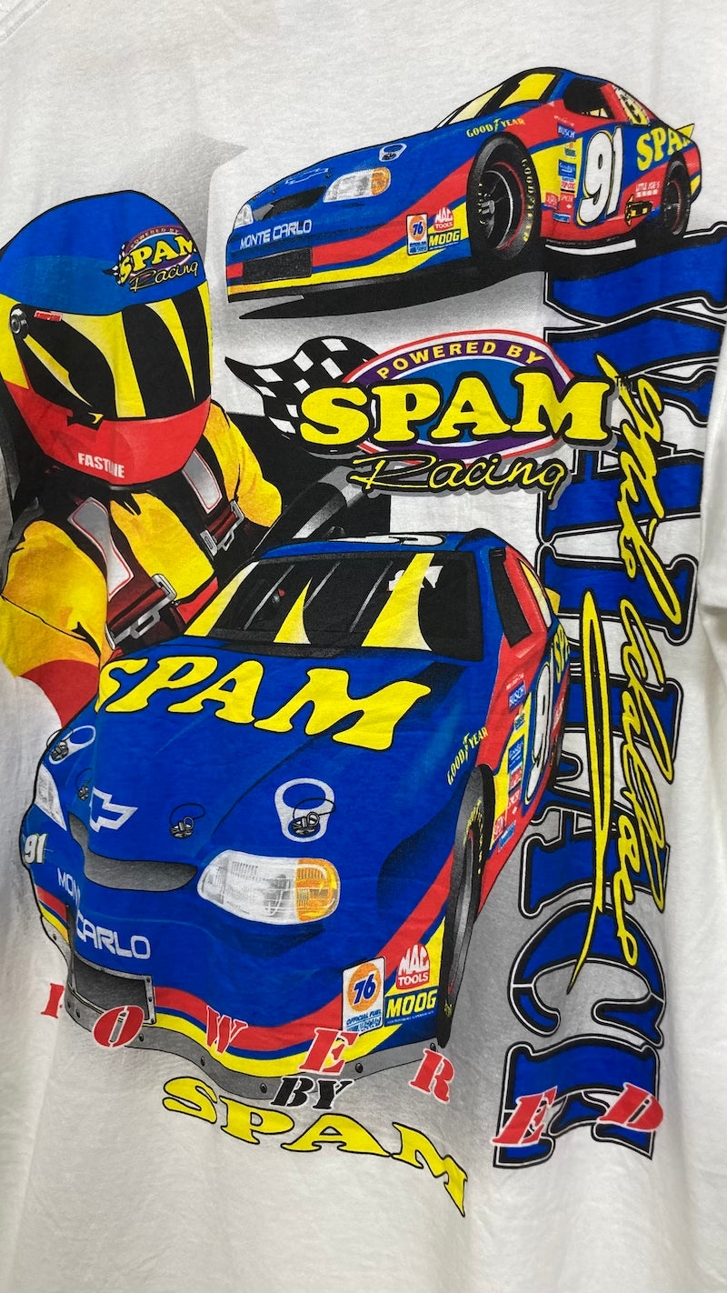 SPAM Racing Mike Wallace NASCAR Vintage T-Shirt