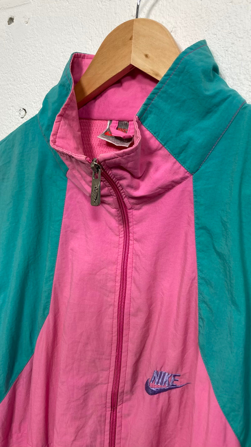 Pink/Purple/Aqua Vintage Nike Spray Jacket