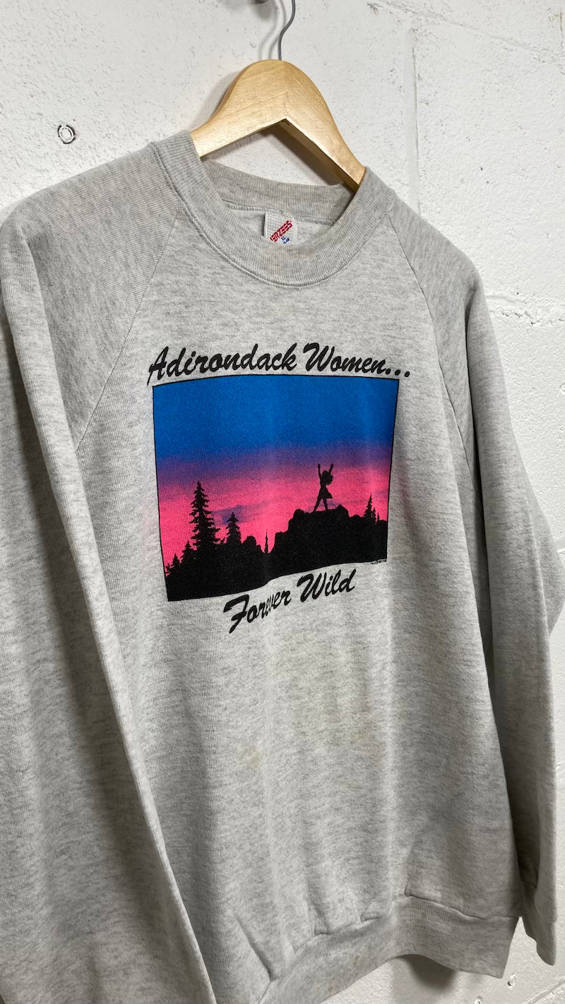 "Adirondack Women.. Forever Wild" 1991 Vintage Sweater