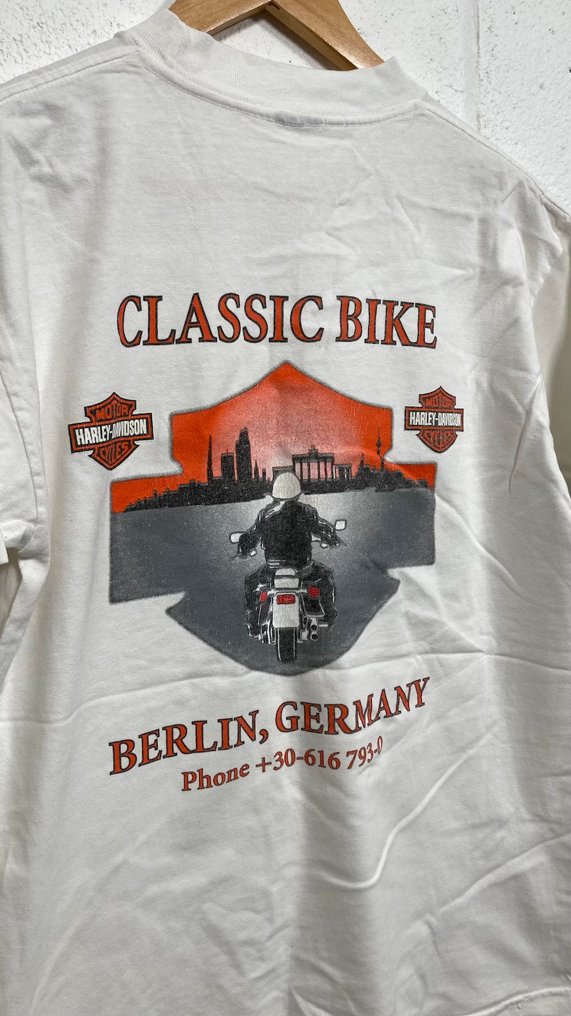 White Harley Davidson 2000 Vintage T-Shirt