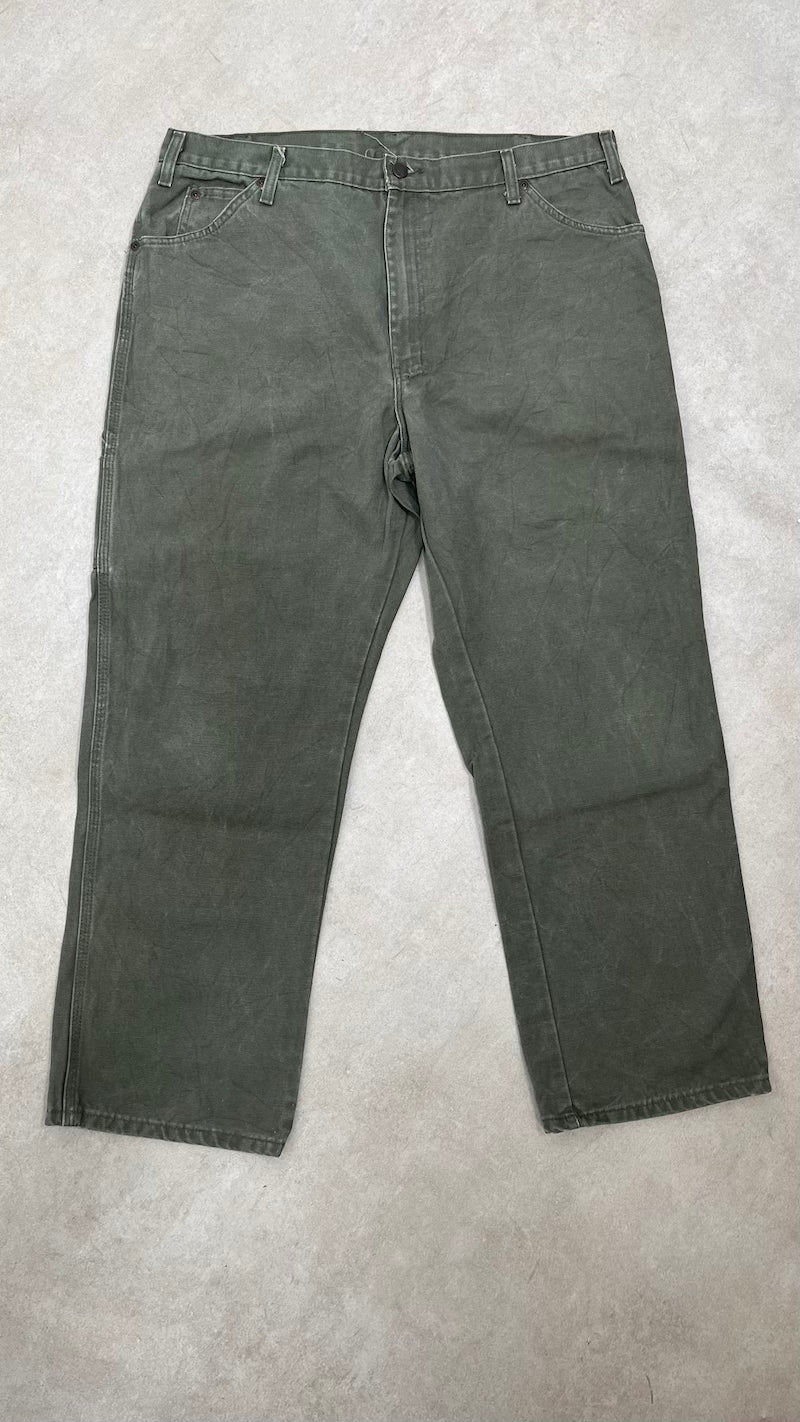 Olive Green Vintage Dickies Carpenter Pants Size 40