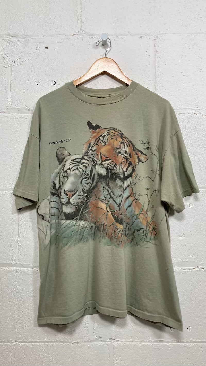 Philadephia Zoo Tigers 90s Vintage T-Shirt