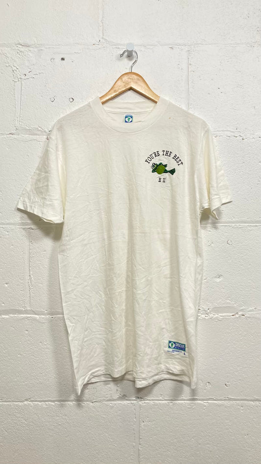 "You're The Best" Embroidered Frog 90s Vintage T-shirt