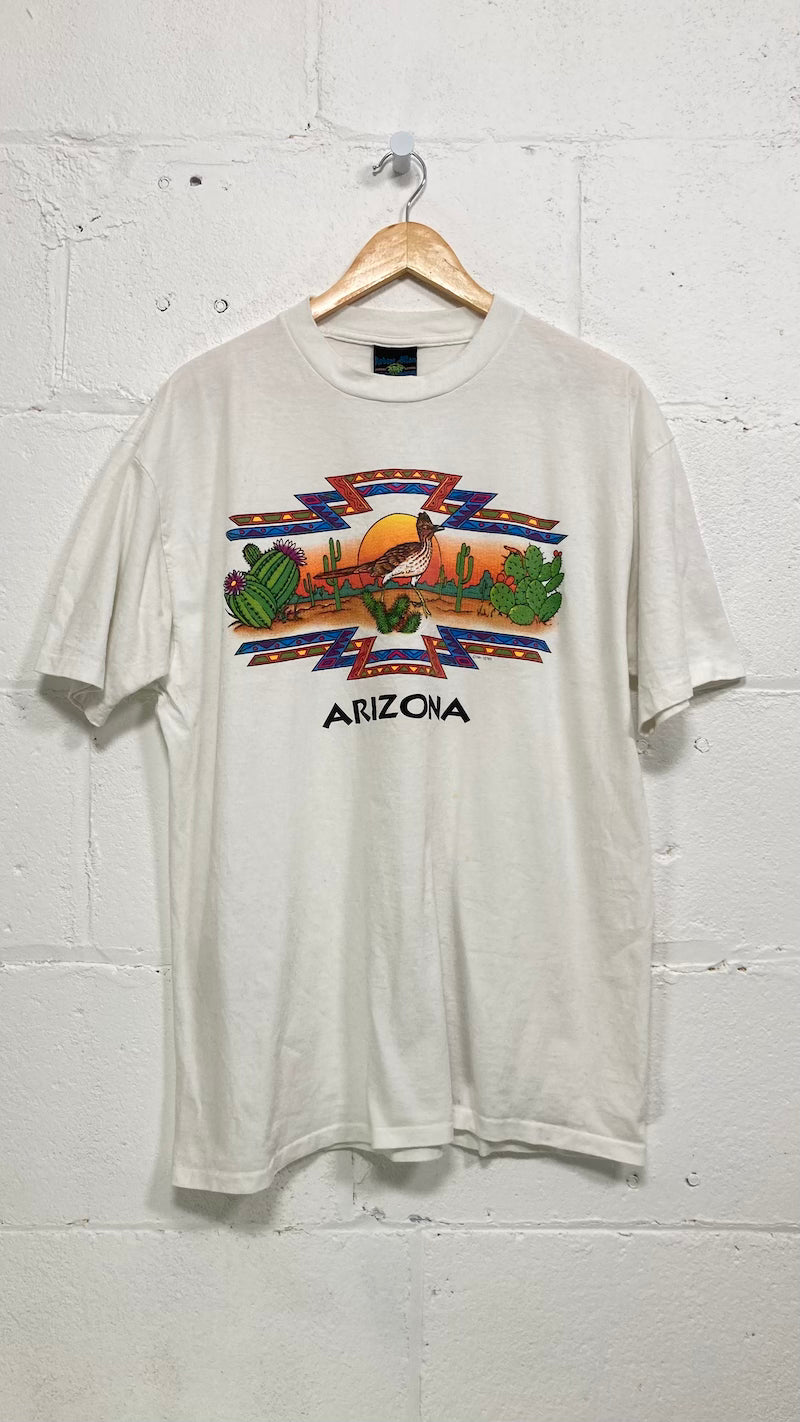 Arizona Bird & Cactus 90s Vintage T-Shirt