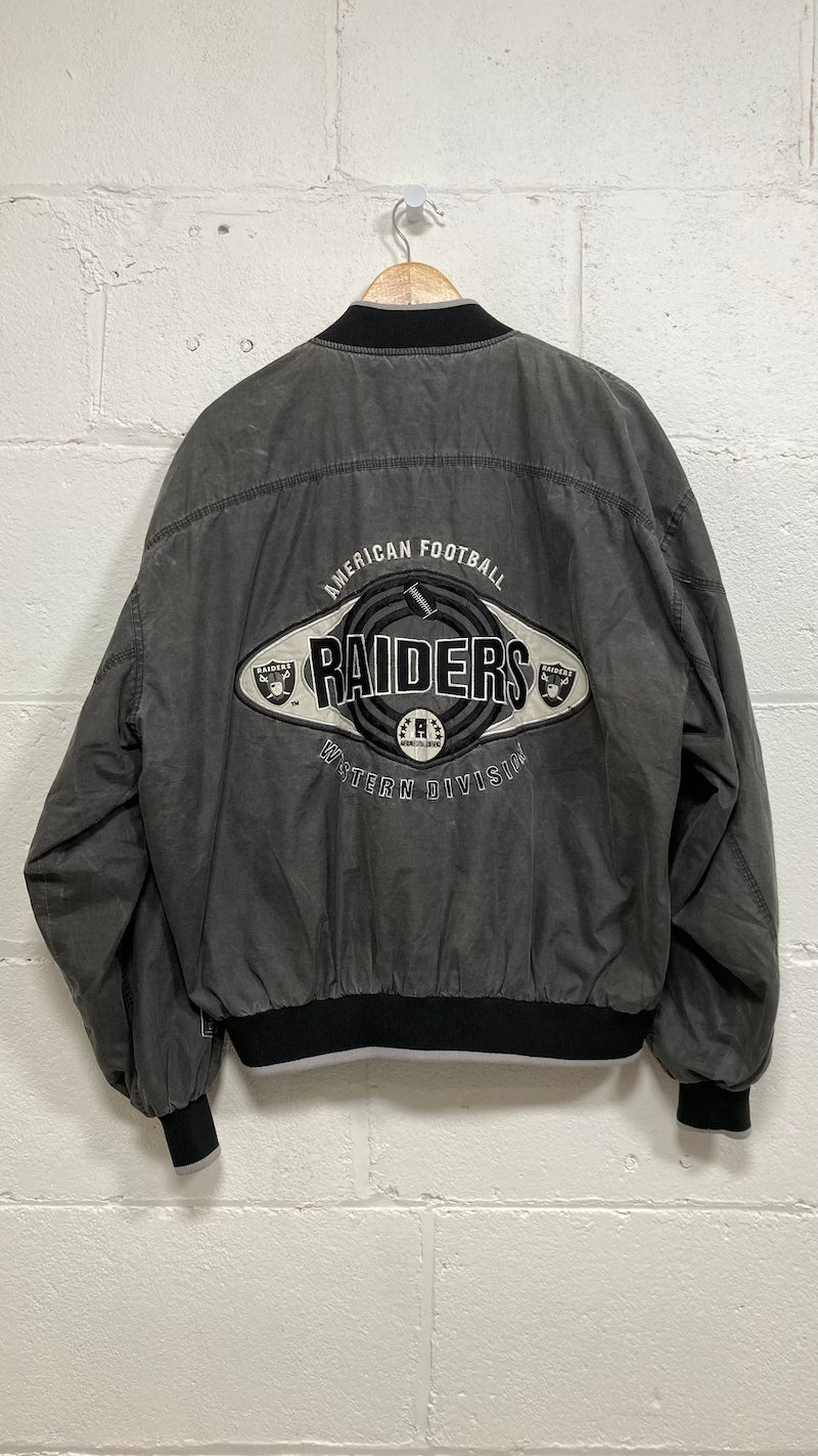 Raiders sales throwback jacket