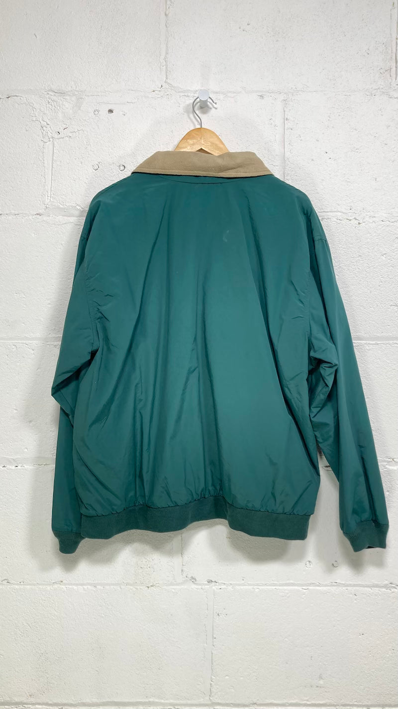 L.L. Bean Fleece Lined Dark Teal Vintage Jacket