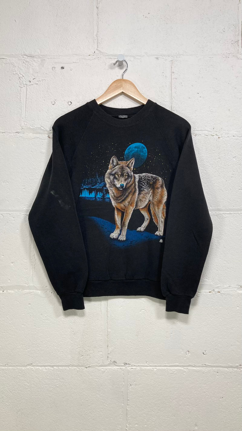 Wolf Moon 1987 Vintage Sweater