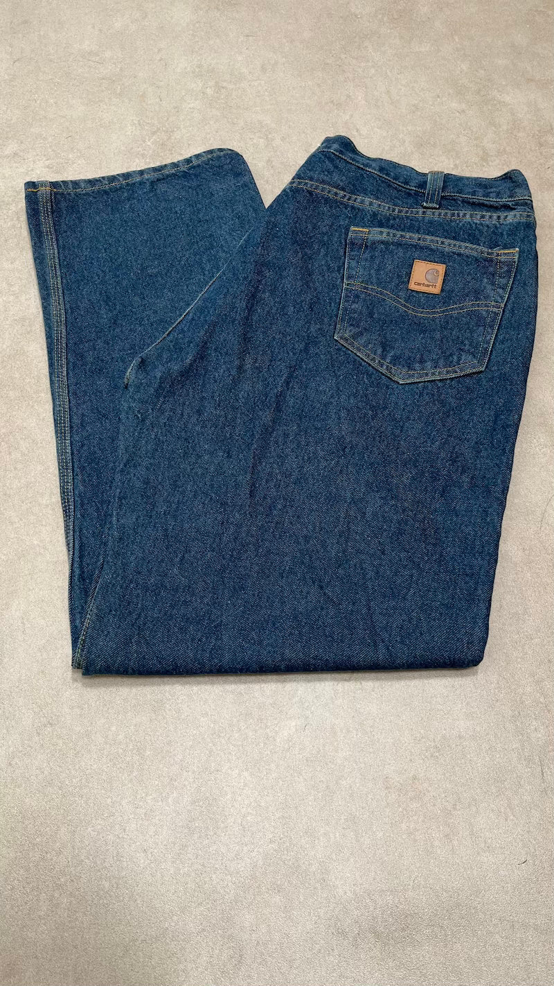 Carhartt Vintage Dark Blue Denim Jeans Size 40